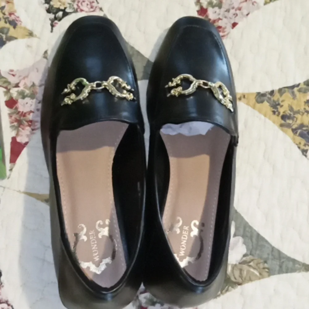 New Black Wonder Lina Sz 7 Shoes - Picture 6 of 10
